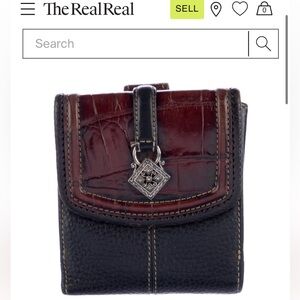 Brighton Black and Brown Wallet